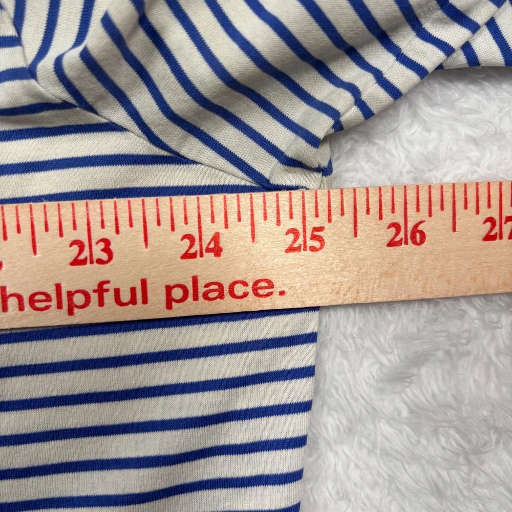 Polo Golf Ralph Lauren Polo Shirt Men XL Blue White Stripe Pima Cotton Short Slv